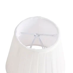 QAZQA Lampenschirme|Wohnzimmerlampen*Creme gefalteter Lampenschirm 08.12.11