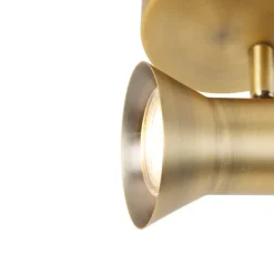 QAZQA Wandstrahler|Deckenstrahler*Decken - und Wandstrahler Bronze drehbar und neigbar - Karin 1