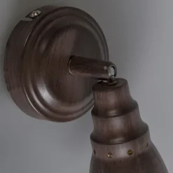 QAZQA Wandstrahler|Deckenstrahler*Decken- und Wandstrahler rostbraun schwenkbar - Coney 1