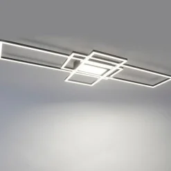 Trio Leuchten Led-Deckenleuchten|Deckenleuchten*Deckenleuchte Anthrazit inkl. LED, Fernbedienung - Riha