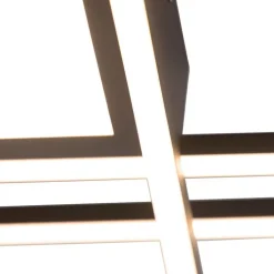 Trio Leuchten Led-Deckenleuchten|Deckenleuchten*Deckenleuchte Anthrazit inkl. LED, Fernbedienung - Riha