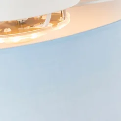 Kinder QAZQA Kinderzimmerlampen|Led-Deckenleuchten*Deckenleuchte blau 40 cm inkl. LED - Drum LED