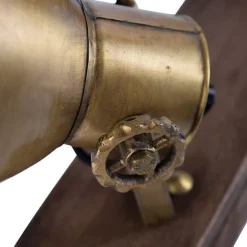 QAZQA Deckenstrahler|Aufbaustrahler*Deckenleuchte Bronze 2-Lichter mit Holz - Mangos