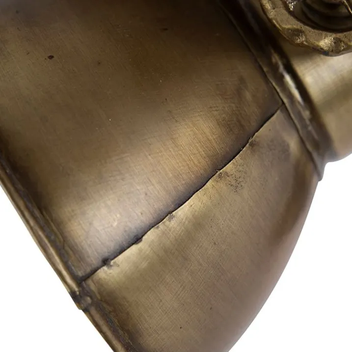 QAZQA Deckenstrahler|Aufbaustrahler*Deckenleuchte Bronze mit Holz 3-flammig - Mangos