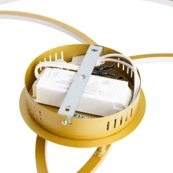 QAZQA Schlafzimmerlampen|Küchenlampen*Deckenleuchte Gold 78 cm inkl. LED 3 Stufen dimmbar - Rowin