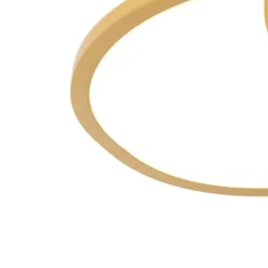 QAZQA Led-Deckenleuchten|Deckenleuchten*Deckenleuchte Gold 45 cm inkl. LED 3 Stufen dimmbar - Rowin