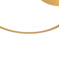 QAZQA Schlafzimmerlampen|Küchenlampen*Deckenleuchte gold inkl. LED 3-stufig dimmbar 4-flammig - Lupolo