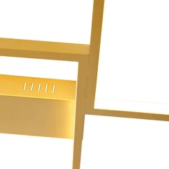 QAZQA Led-Deckenleuchten|Deckenleuchten*Deckenleuchte Gold inkl. LED 3 Stufen dimmbar 5 Lichter - Lejo