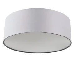 Kinder QAZQA Kinderzimmerlampen|Led-Deckenleuchten*Deckenleuchte grau 30 cm inkl. LED - Drum LED