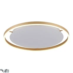 Paul Neuhaus Led-Deckenleuchten|Deckenleuchten*Deckenleuchte Messing 58,8 cm inkl. LED 3-stufig dimmbar - Zlatan