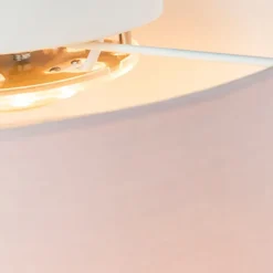 Kinder QAZQA Kinderzimmerlampen|Led-Deckenleuchten*Deckenleuchte rosa 30 cm inkl. LED - Drum LED