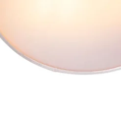 QAZQA Deckenleuchten|Wohnzimmerlampen*Deckenleuchte rosa 40 cm mit goldener Innenseite - Drum