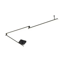 QAZQA Schlafzimmerlampen|Esszimmerlampen*Deckenleuchte schwarz 150,8 cm inkl. LED 3-stufig dimmbar verstellbar - Annuschka