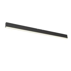 QAZQA Professional Led-Deckenleuchten|Deckenleuchten*Deckenleuchte schwarz inkl. LED 3-Stufen-Dimmbar 2700-4000K mit Dip-Schalter - Keane