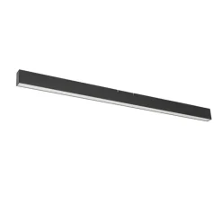 QAZQA Professional Led-Deckenleuchten|Deckenleuchten*Deckenleuchte schwarz inkl. LED 3-Stufen-Dimmbar 2700-4000K mit Dip-Schalter - Keane