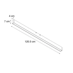 QAZQA Professional Led-Deckenleuchten|Deckenleuchten*Deckenleuchte schwarz inkl. LED 3-Stufen-Dimmbar 2700-4000K mit Dip-Schalter - Keane