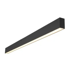QAZQA Professional Led-Deckenleuchten|Deckenleuchten*Deckenleuchte schwarz inkl. LED 3-Stufen-Dimmbar 2700-4000K mit Dip-Schalter - Keane