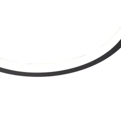 QAZQA Led-Deckenleuchten|Deckenleuchten*Deckenleuchte schwarz inkl. LED 3-stufig dimmbar 4-flammig - Lupolo