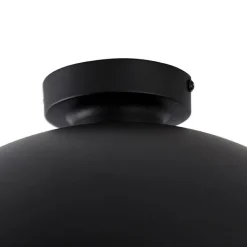 QAZQA Deckenleuchten|Wohnzimmerlampen*Deckenleuchte schwarz mit Gold 42 cm verstellbar - Magnax