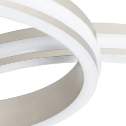 QAZQA Schlafzimmerlampen|Küchenlampen*Deckenleuchte Stahl inkl. LED 3-stufig dimmbar 4-flammig - Navara