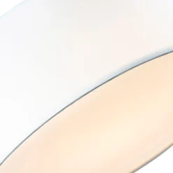 Kinder QAZQA Kinderzimmerlampen|Led-Deckenleuchten*Deckenleuchte weiß 40 cm inkl. LED - Drum LED