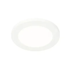 QAZQA Gartenbeleuchtung|Badezimmerlampen*Deckenleuchte weiß 17 cm inkl. LED 3-stufig dimmbar IP44 - Steve