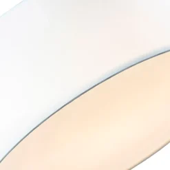 Kinder QAZQA Kinderzimmerlampen|Schlafzimmerlampen*Deckenleuchte weiß 30 cm inkl. LED - Drum LED