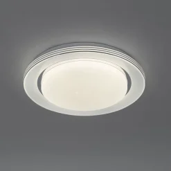 QAZQA Led-Deckenleuchten|Deckenleuchten*Deckenleuchte weiß 38 cm inkl. LED mit Fernbedienung - Jochem