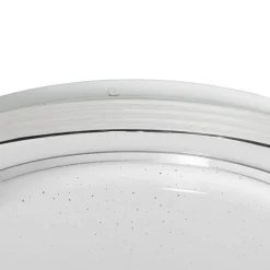 QAZQA Led-Deckenleuchten|Deckenleuchten*Deckenleuchte weiß 38 cm inkl. LED mit Fernbedienung - Jochem