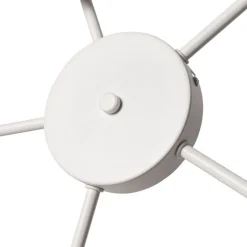 QAZQA Deckenleuchten|Wohnzimmerlampen*Deckenleuchte weiß grau und braun 5-Licht - Multidrum