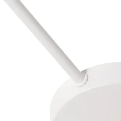 QAZQA Deckenleuchten|Wohnzimmerlampen*Deckenleuchte weiß grau und braun 6-Licht - Multidrum