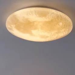 Shada Led-Deckenleuchten|Deckenleuchten*Deckenleuchte weiß inkl. LED und Dimmer mit Fernbedienung - Mähne