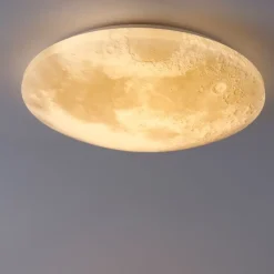 Shada Led-Deckenleuchten|Deckenleuchten*Deckenleuchte weiß inkl. LED und Dimmer mit Fernbedienung - Mähne