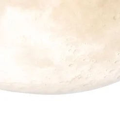 Shada Led-Deckenleuchten|Deckenleuchten*Deckenleuchte weiß inkl. LED und Dimmer mit Fernbedienung - Mähne