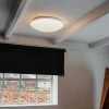 QAZQA Led-Deckenleuchten|Deckenleuchten*Deckenleuchte weiß inkl. LED und Dimmer mit Fernbedienung - Iene