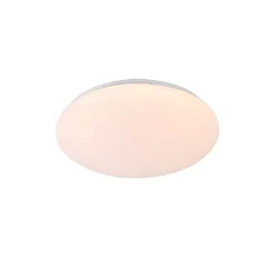 QAZQA Led-Deckenleuchten|Deckenleuchten*Deckenleuchte weiß inkl. LED und Dimmer mit Fernbedienung - Iene