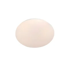 QAZQA Led-Deckenleuchten|Deckenleuchten*Deckenleuchte weiß inkl. LED und Dimmer mit Fernbedienung - Iene