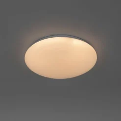 QAZQA Led-Deckenleuchten|Deckenleuchten*Deckenleuchte weiß inkl. LED und Dimmer mit Fernbedienung - Iene