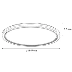 Kinder Paul Neuhaus Kinderzimmerlampen|Led-Deckenleuchten*Deckenleuchte weiß inkl. LED mit Fernbedienung - Rynek