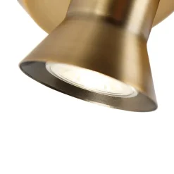 QAZQA Deckenstrahler|Aufbaustrahler*Deckenstrahler bronze dreh- und schwenkbar - Karin 2