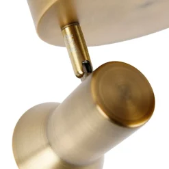 QAZQA Deckenstrahler|Aufbaustrahler*Deckenstrahler bronze dreh- und schwenkbar - Karin 2