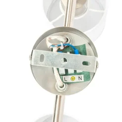 QAZQA Deckenstrahler|Aufbaustrahler*Deckenstrahler Stahl mit weißem Schirm 2-Licht verstellbar - Hetta