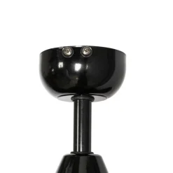 QAZQA Gartenbeleuchtung|Led-Außenleuchten*Deckenventilator für Außenbereich schwarz 91,3 cm inkl. LED Dimmbar mit Fernbedienung IP44 - Toledo