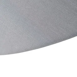 QAZQA Deckenventilator Mit Licht|Wohnzimmerlampen*Deckenventilator grau mit Sterneffekt 47cm inkl. LED Dimmbar mit Fernbedienung - Emily