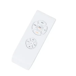 QAZQA Deckenventilator Mit Licht|Wohnzimmerlampen*Deckenventilator schwarz mit Holzaufdruck 96cm mit Fernbedienung - Rotar