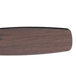 QAZQA Deckenventilator Mit Licht|Wohnzimmerlampen*Deckenventilator schwarz mit Holzaufdruck 96cm mit Fernbedienung - Rotar