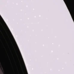 QAZQA Deckenventilator Mit Licht|Wohnzimmerlampen*Deckenventilator schwarz mit Sterneffekt 47cm inkl. LED Dimmbar mit Fernbedienung - Emily