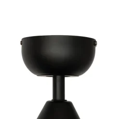 QAZQA Deckenventilator Mit Licht|Wohnzimmerlampen*Deckenventilator Schwarz 86,7 cm inkl. LED Dimmbar mit Fernbedienung - Yuki