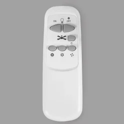 QAZQA Deckenventilator Mit Licht|Esszimmerlampen*Deckenventilator schwarz mit Holzprint 132cm mit Fernbedienung - Cool