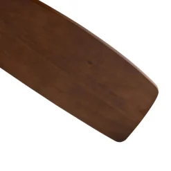 QAZQA Schlafzimmerlampen|Küchenlampen*Deckenventilator schwarz mit Holz 131,5 cm inkl. LED Dimmbar mit Fernbedienung - Jerri